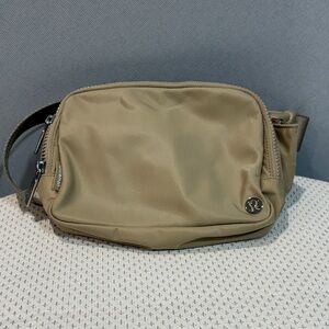 Lululemon Athletica Tan Crossbody Bag